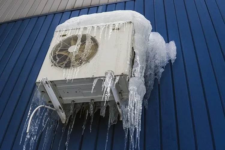 Air Conditioner Has Ice On It