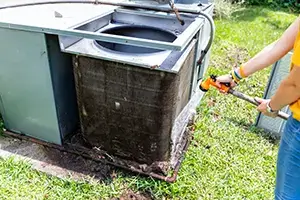 cleaning ac unit in spring